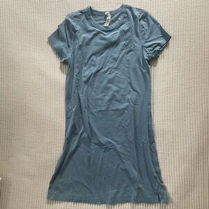 Lululemon Blue T-Shirt Dress